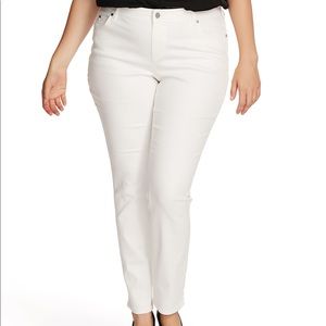 Vince Camuto Skinny NWT White Hi-Rise Jeans - Size 22W